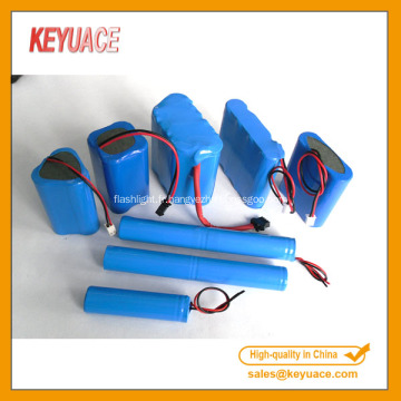 Tube de rétrécissement de la chaleur de PVC de paquet de batterie bleu